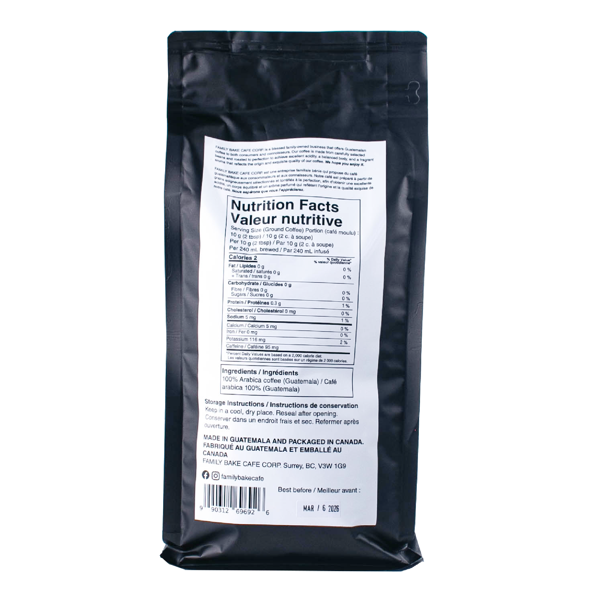 Speciality Guatemalan Coffee Whole Bean - 1 kg