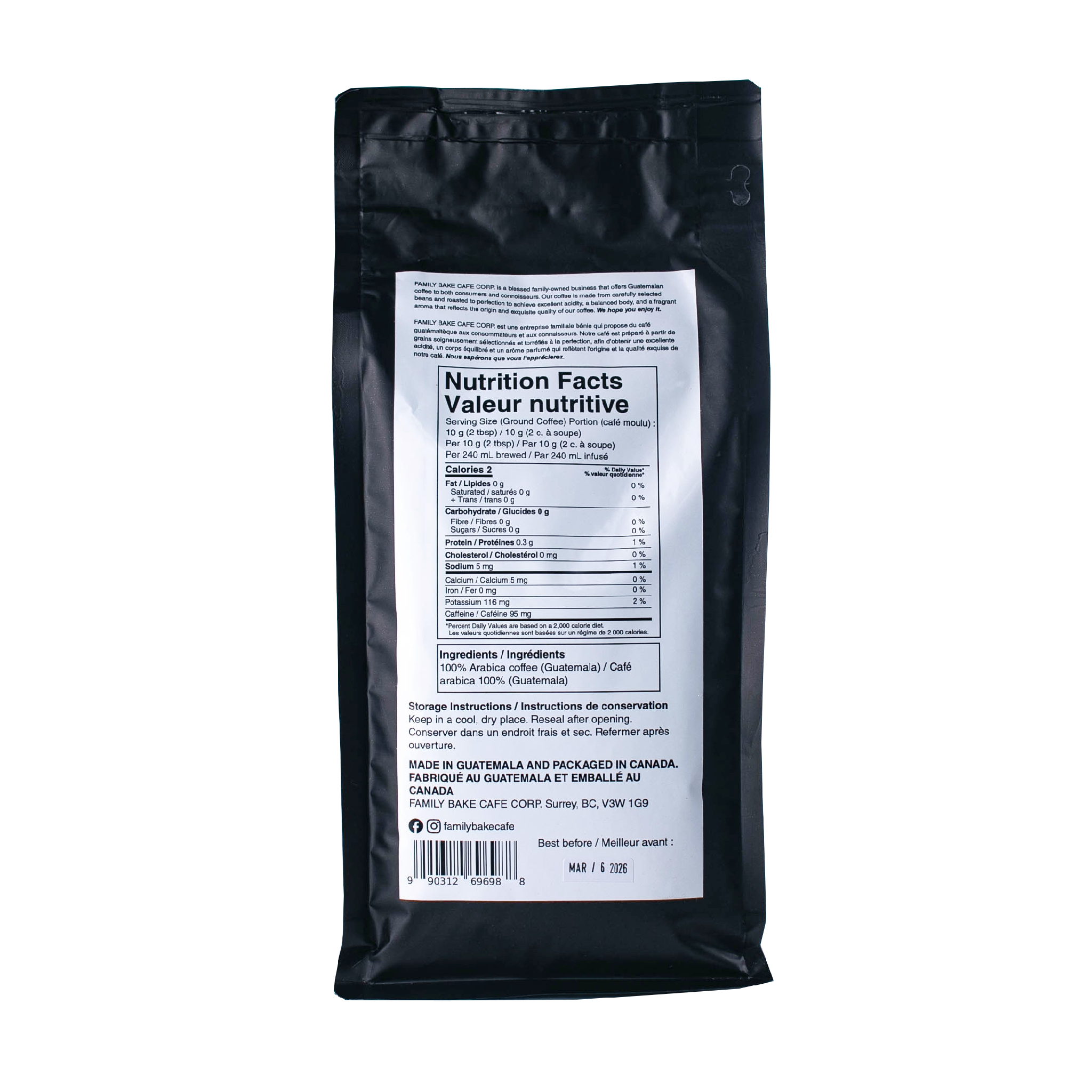 Speciality Guatemalan Coffee Ground - 1 kg
